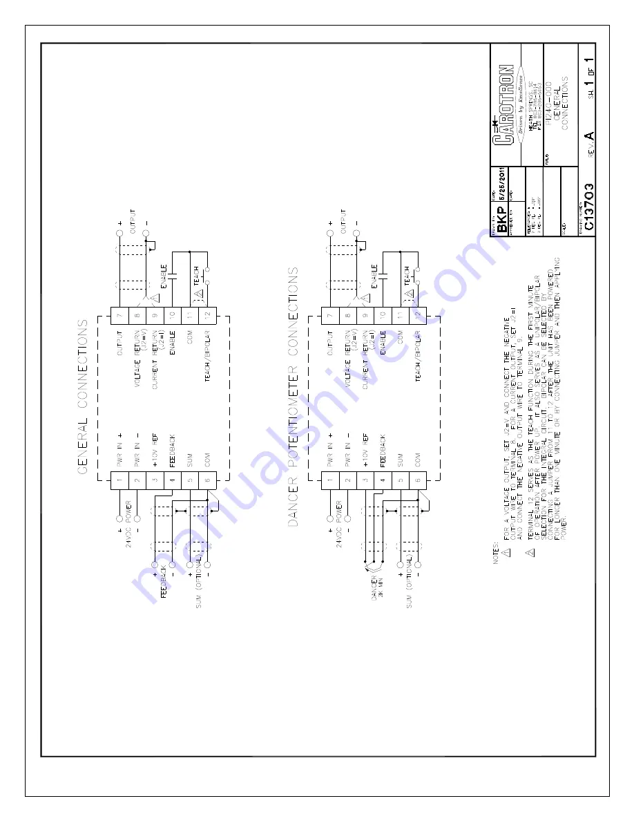 Carotron PI240-000 Instruction Manual Download Page 19