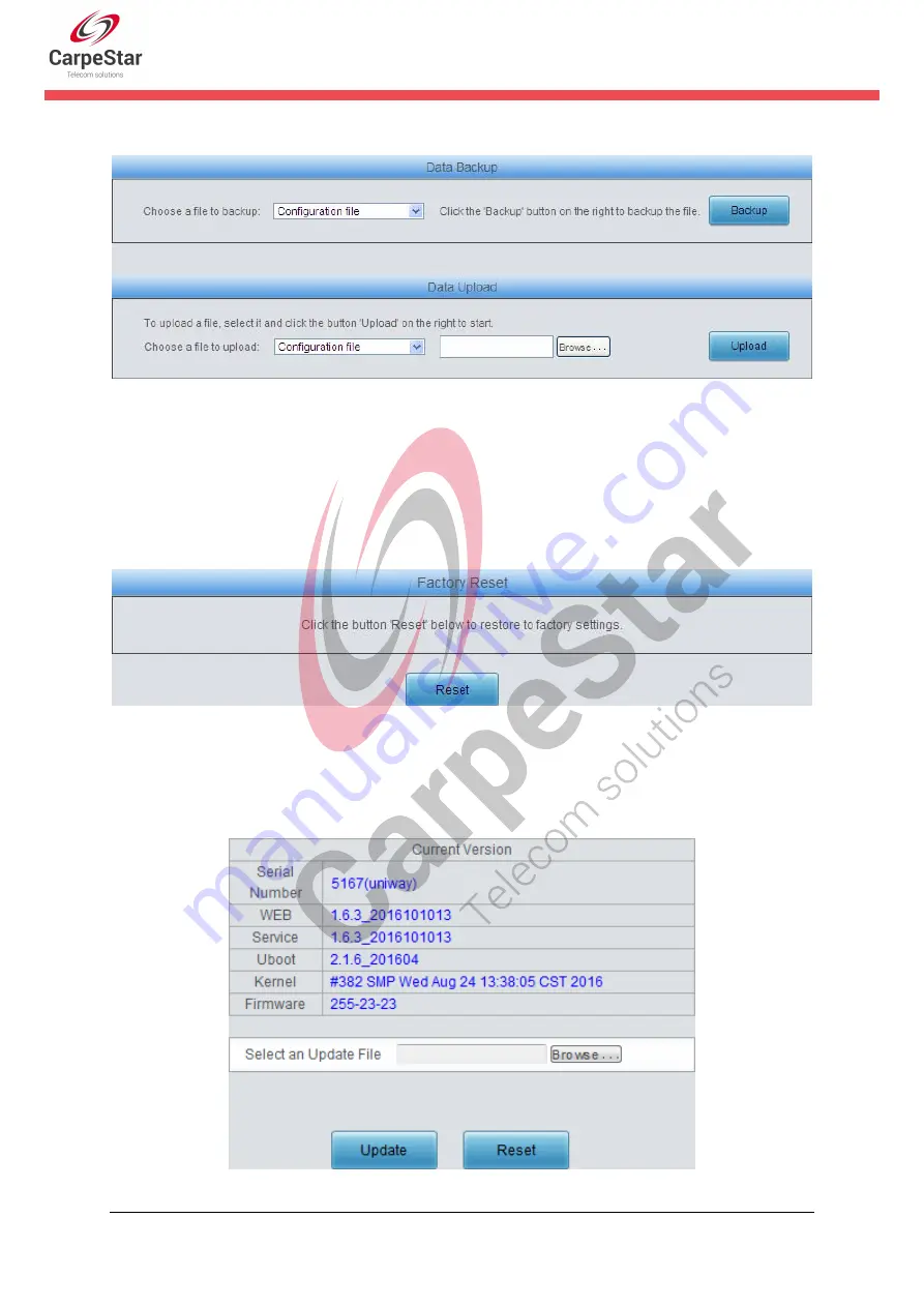 CarpeStar CUMG Series User Manual Download Page 34