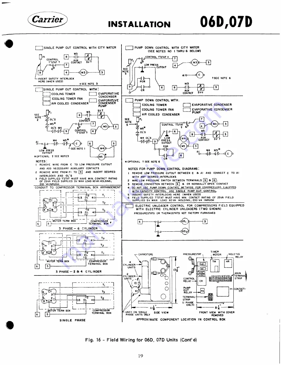 Carrier 06D Installation Instructions Manual Download Page 19