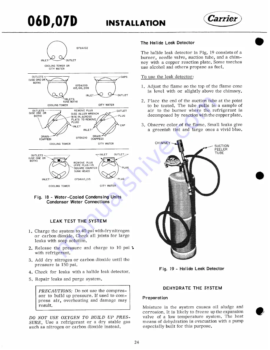 Carrier 06D Installation Instructions Manual Download Page 24