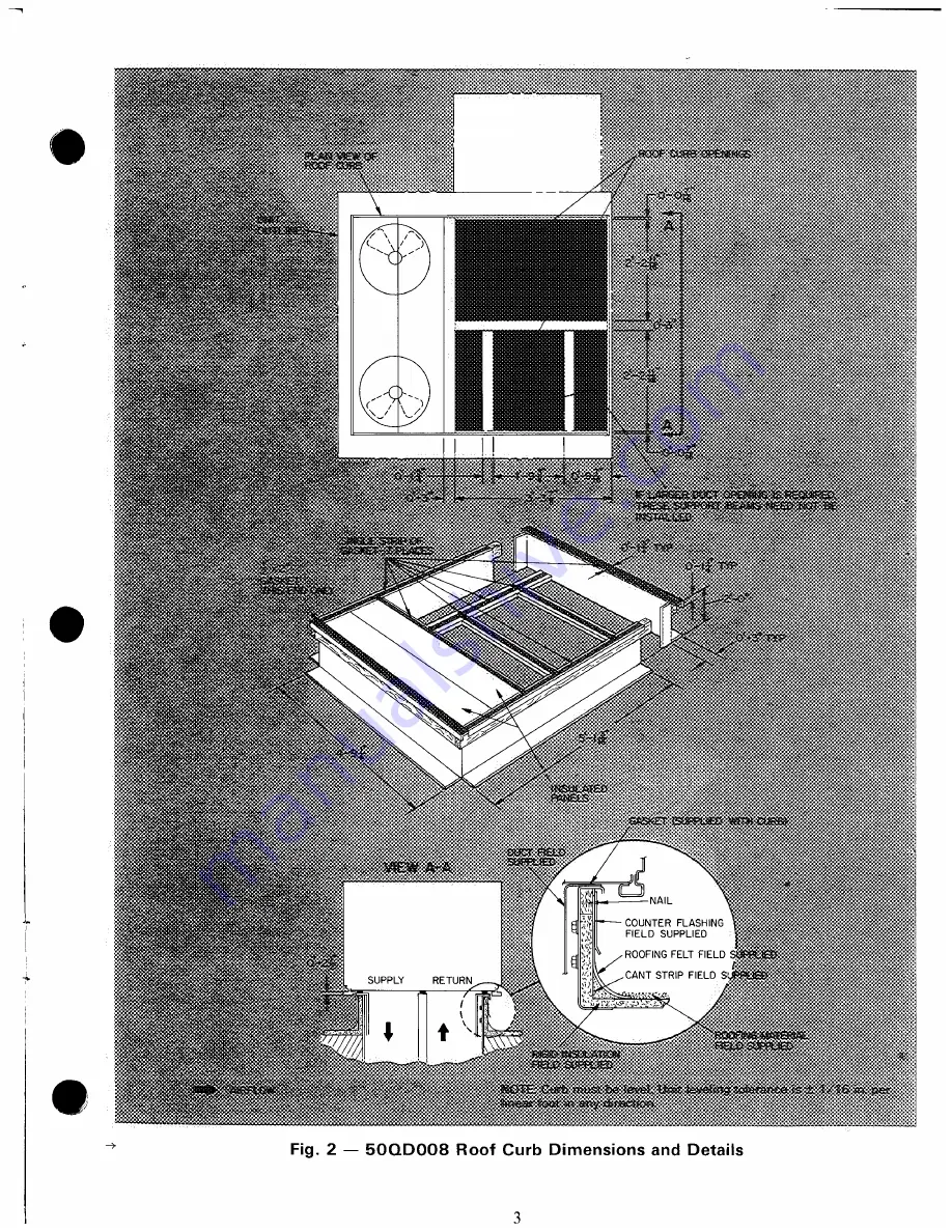 Carrier 50QD Installation, Start-Up And Service Instructions Manual Download Page 3