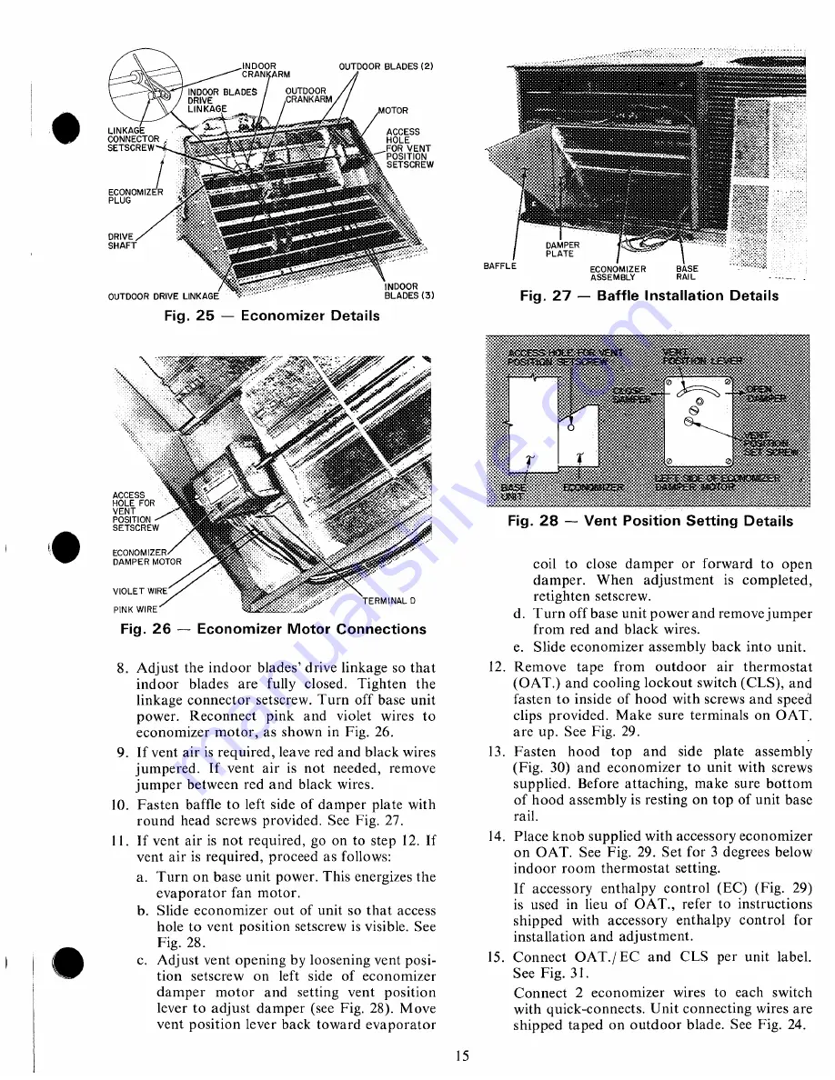 Carrier 50QD Installation, Start-Up And Service Instructions Manual Download Page 15