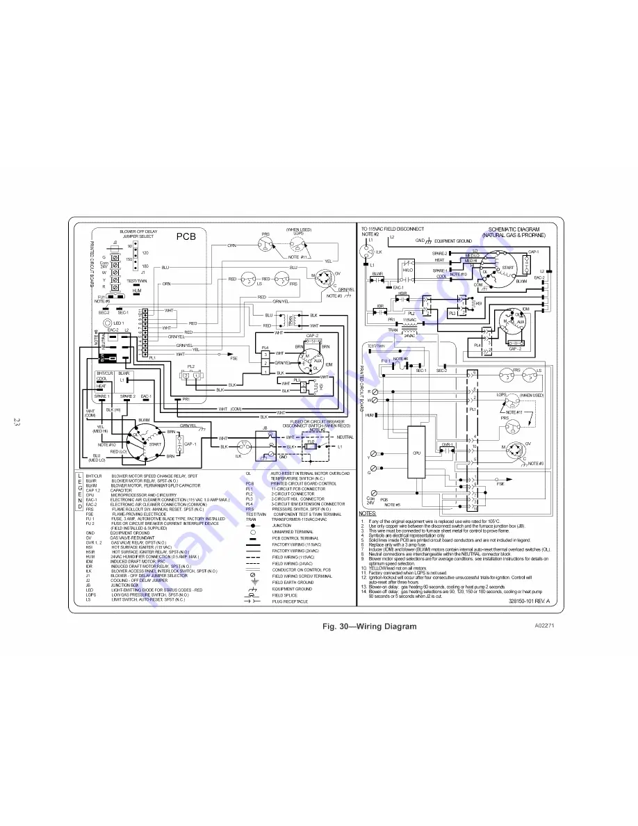 Carrier 58MCA series Installation And Operating Instructions Manual Download Page 23