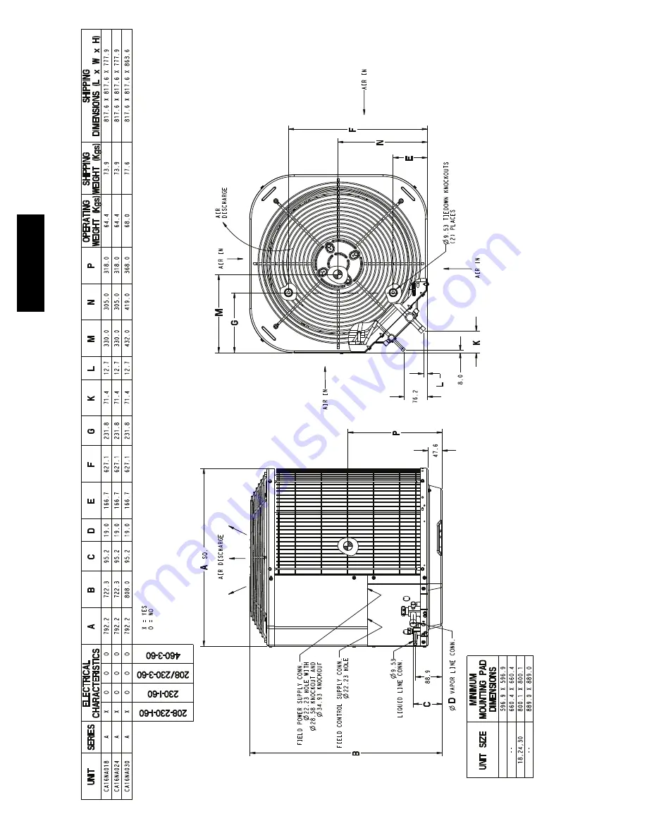 Carrier CA16NA 018 Product Data Download Page 12