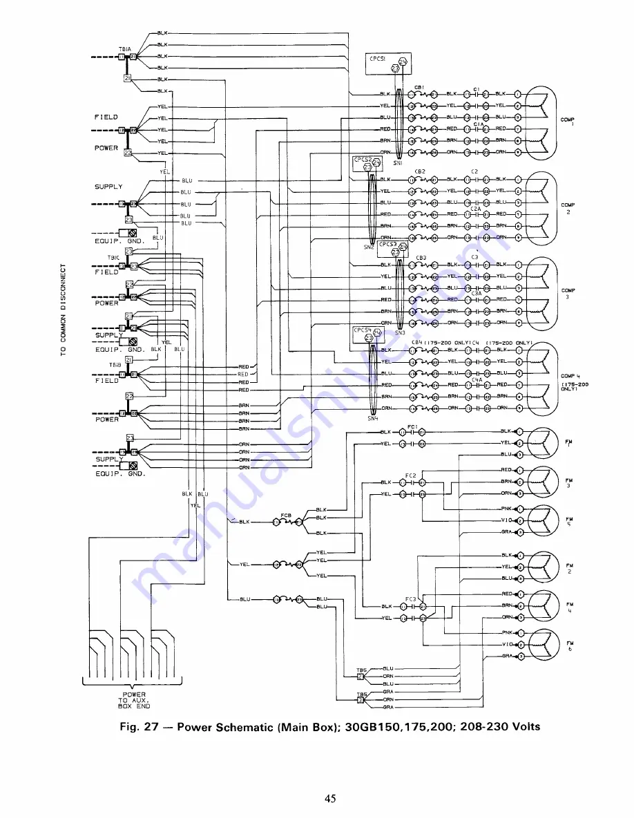 Carrier Flotronic 30GB Wiring, Controls And Troubleshooting Download Page 45