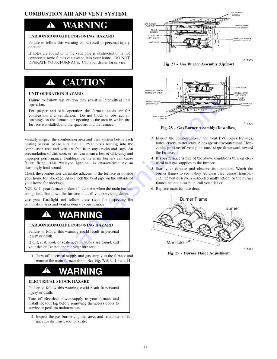 Carrier Furnace Owner'S Manual Download Page 39