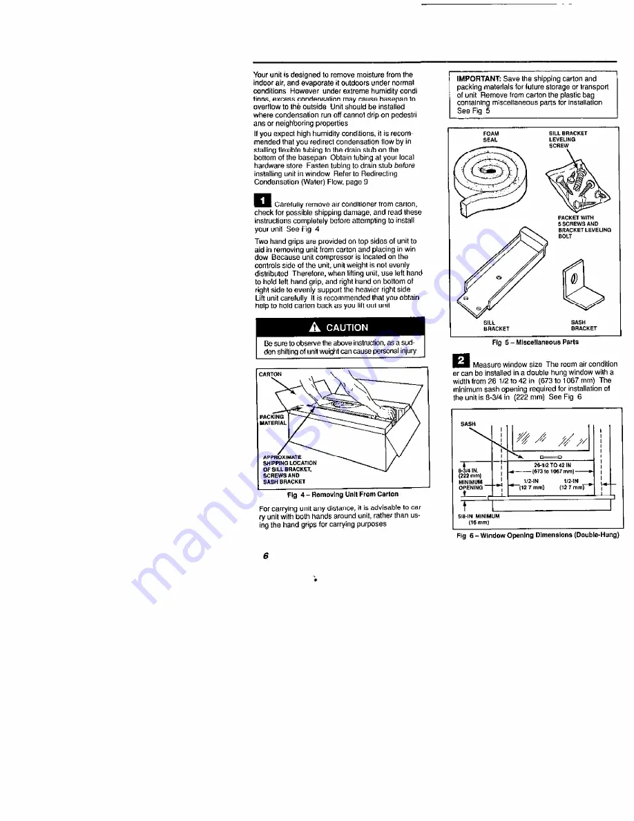 Carrier VisionAire Owner'S Manual Download Page 6