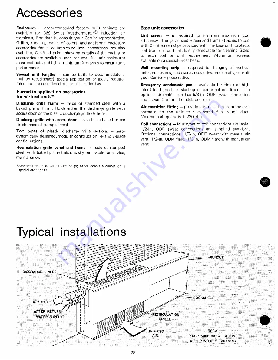 Carrier Weathermaster 36S Series User Manual Download Page 28