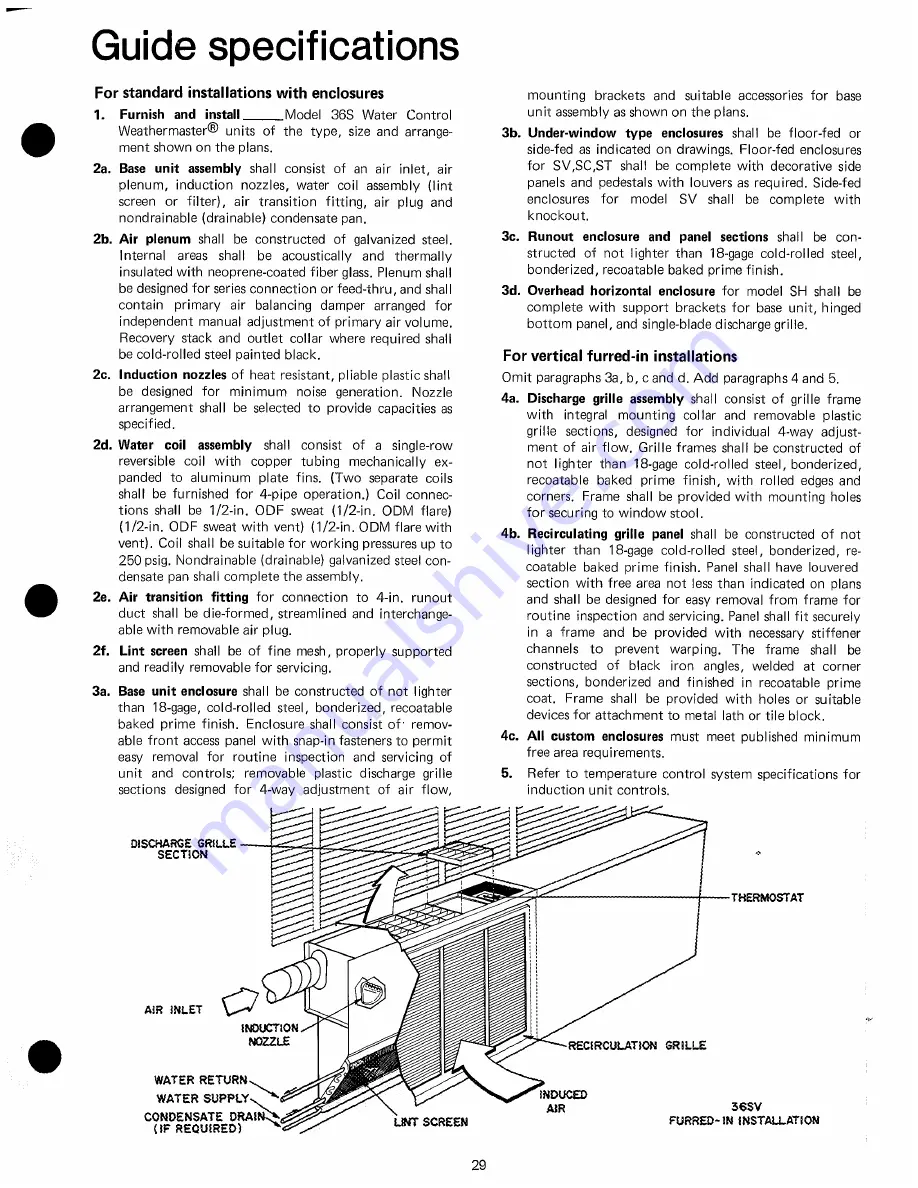 Carrier Weathermaster 36S Series User Manual Download Page 29