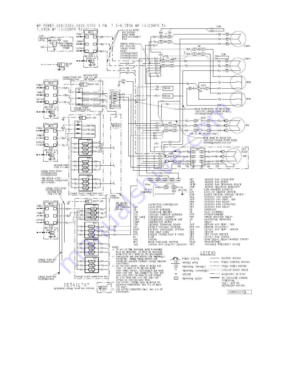 Carrier WeatherMaster 50HCQA04 Service And Maintenance Instructions Download Page 89