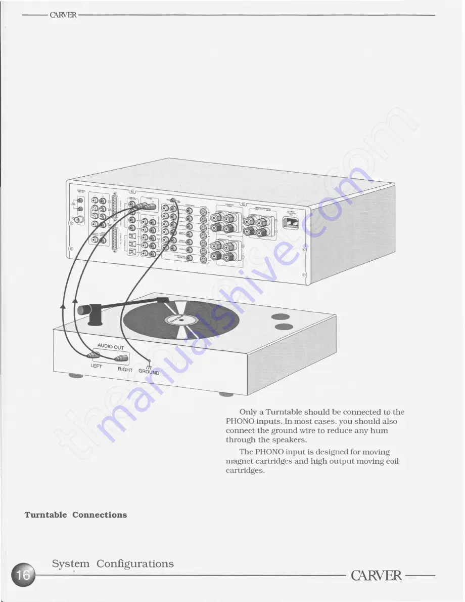 Carver C-1000A Owner'S Manual Download Page 17