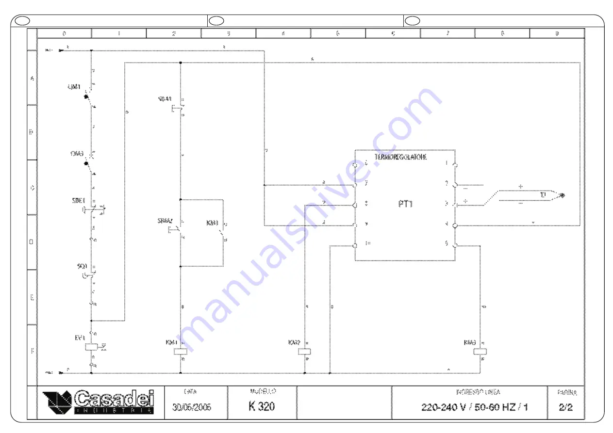 Casadei K 320 Instruction And Maintenance Manual Download Page 77