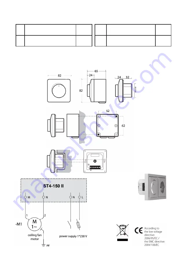 CasaFan ST4-150 II Mounting And Operating Manual Download Page 1