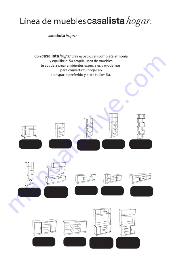 Casalista hogar BCCT040000BOBOSNC2 Assembly & Instruction Manual Download Page 22