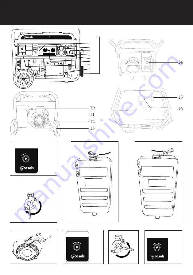 Casals GEN7000 Original Instructions Manual Download Page 2