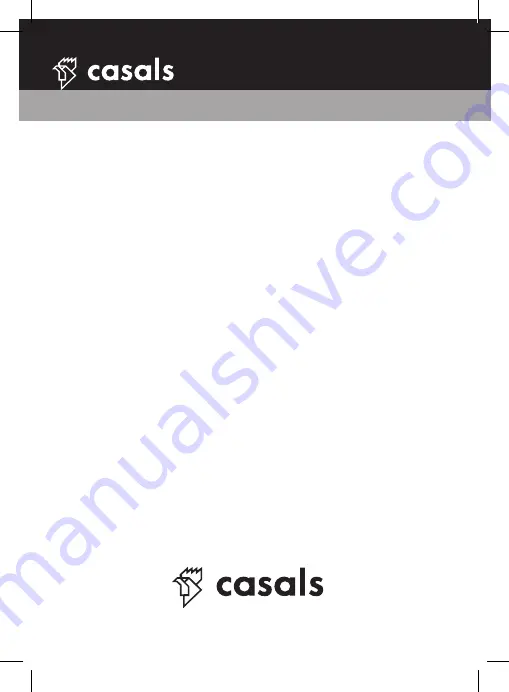 Casals VD2000M Original Instructions Manual Download Page 46