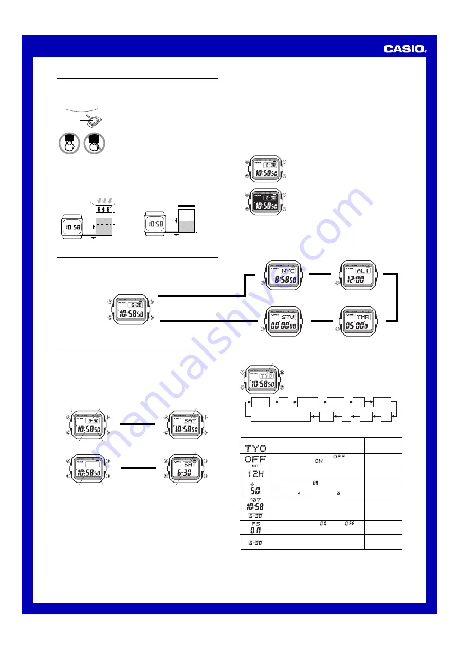 Casio 3062 Operation Manual Download Page 1