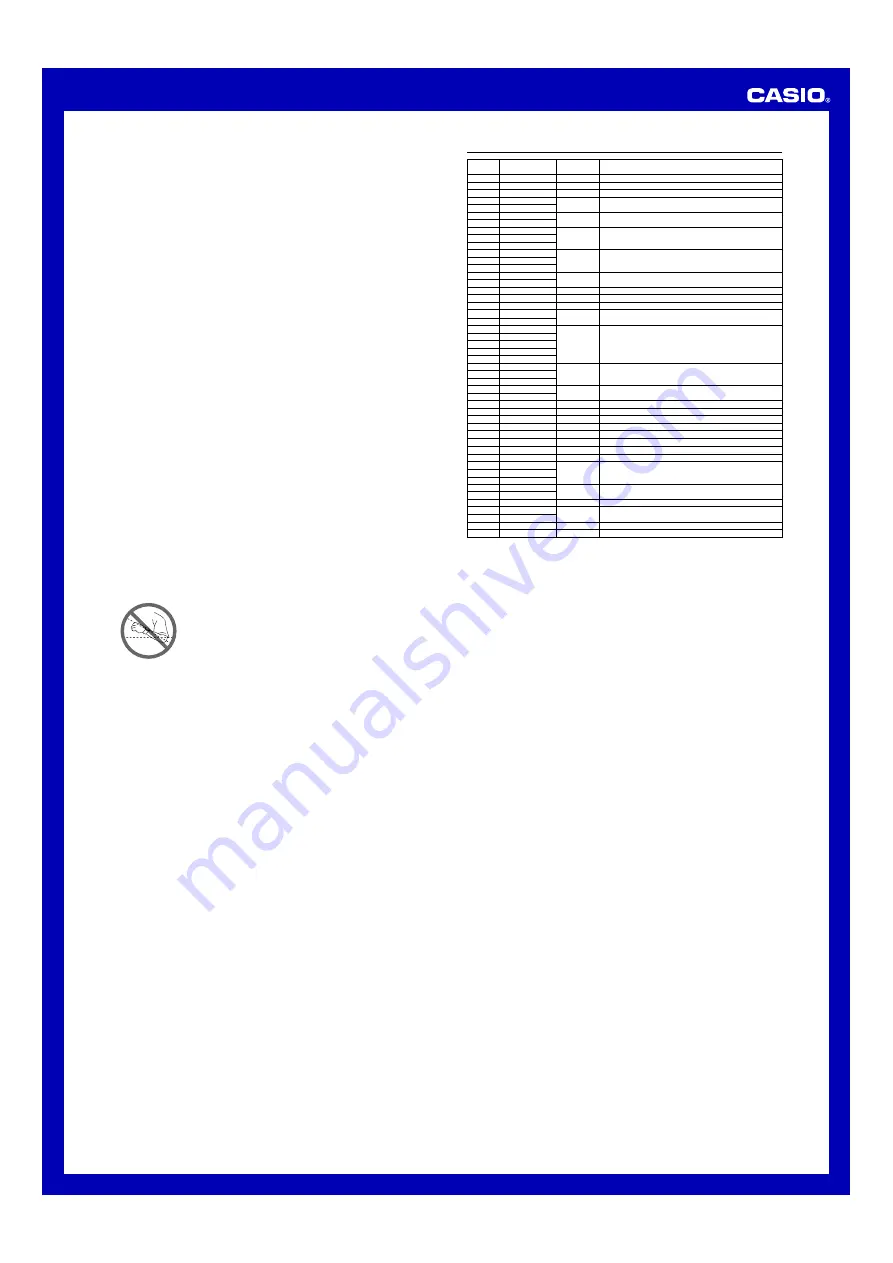 Casio 3063 Operation Manual Download Page 6