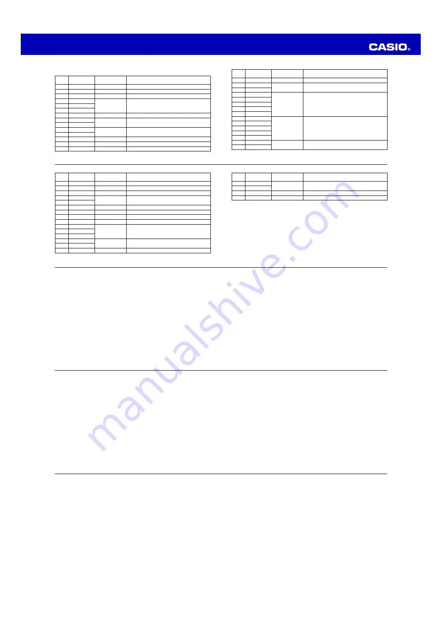 Casio 3290 Operation Manual Download Page 4