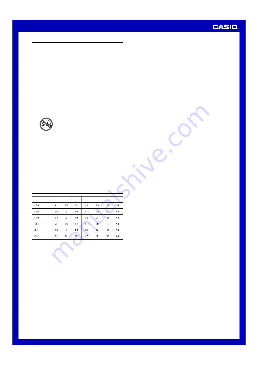 Casio 3318 Operation Manual Download Page 3