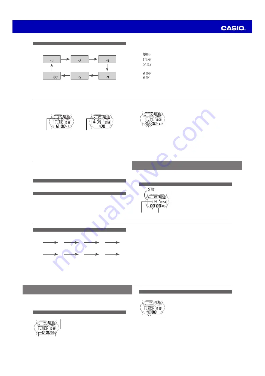 Casio 3407 Operation Manual Download Page 4