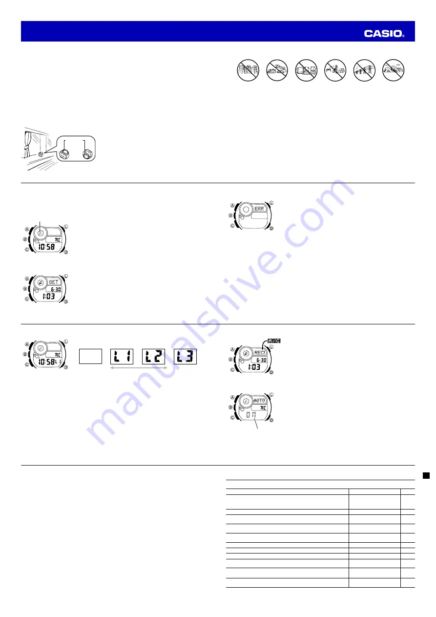 Casio 3445 Operation Manual Download Page 3