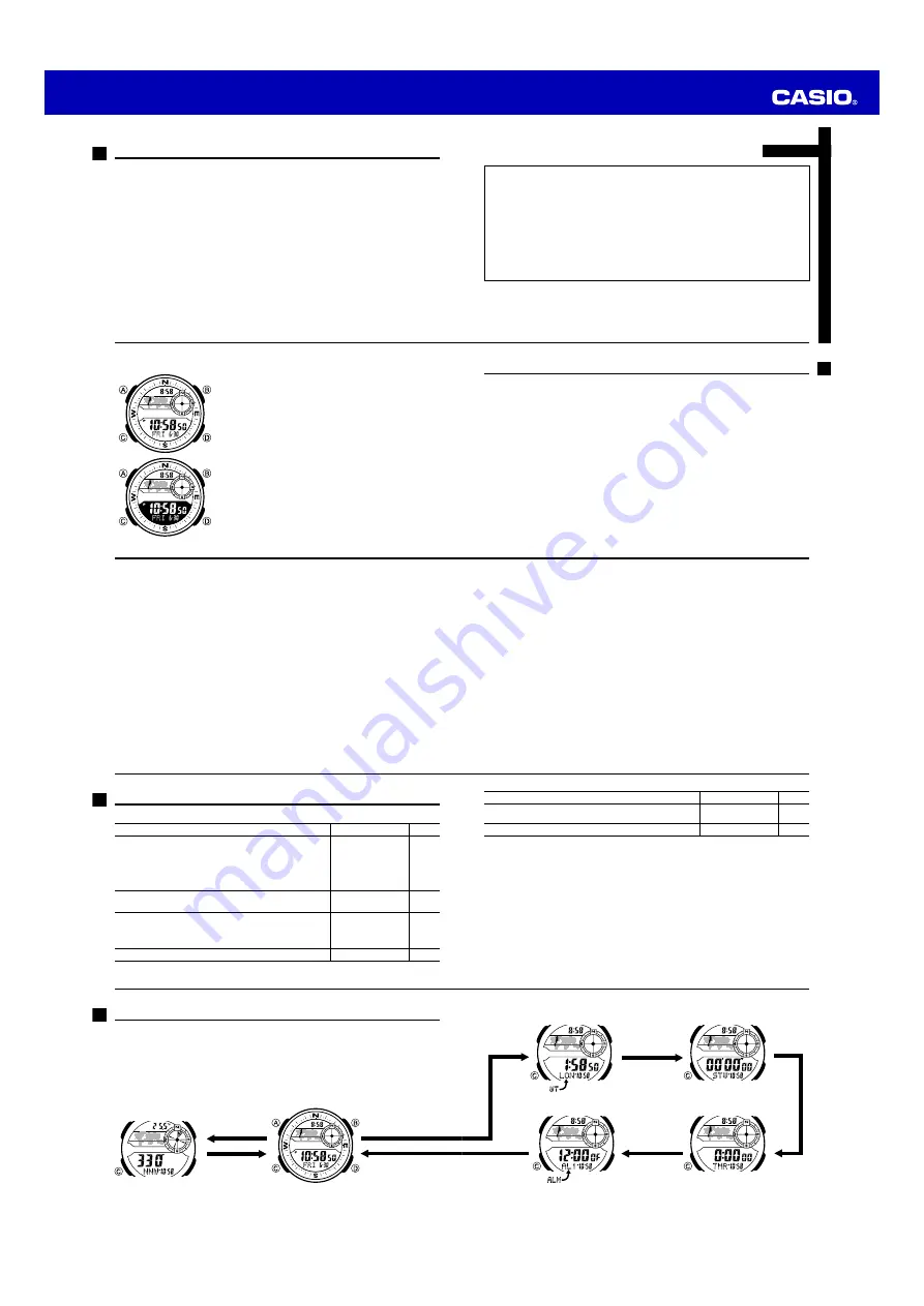 Casio 3451 Operation Manual Download Page 1