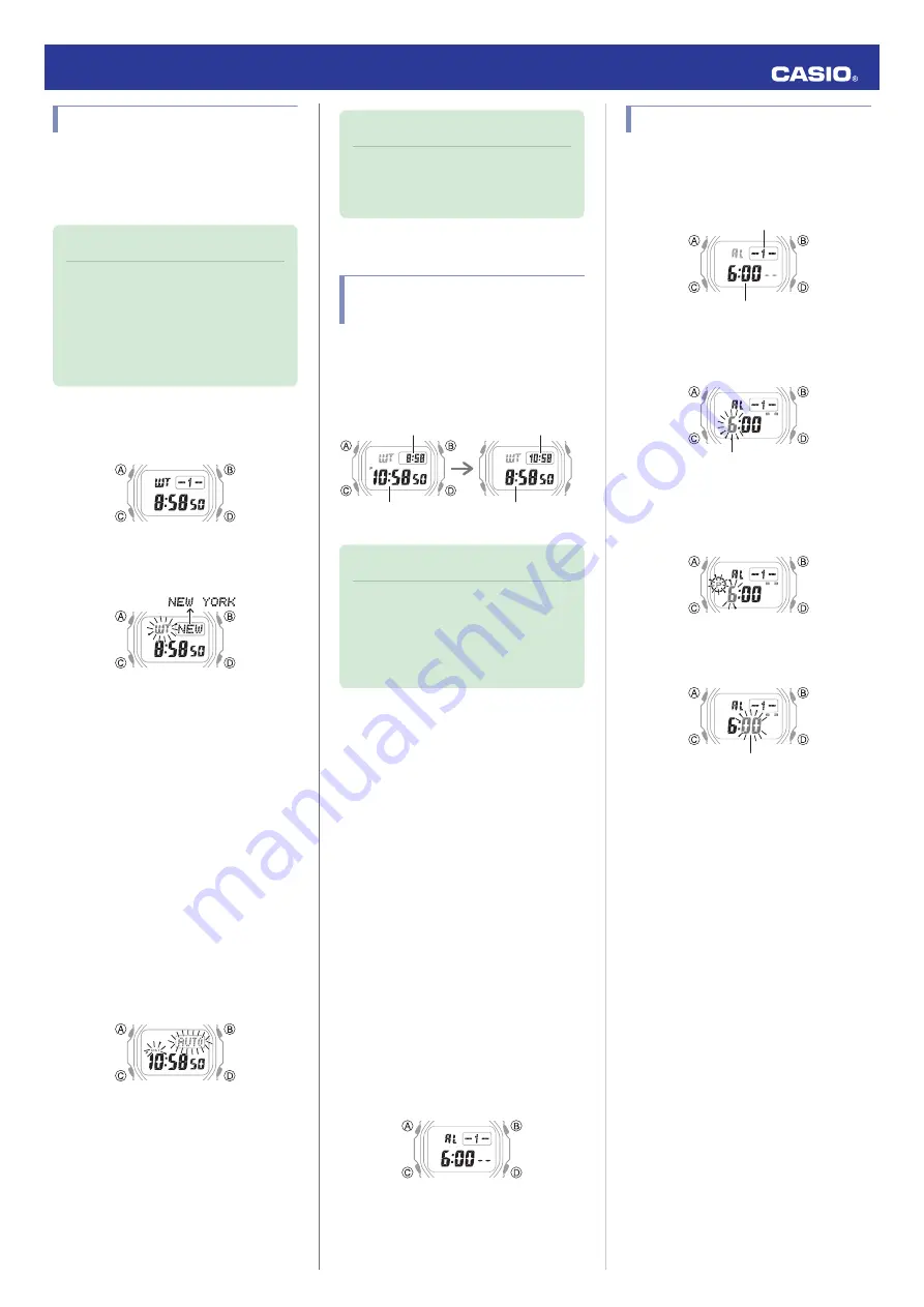 Casio 3459 Operation Manual Download Page 11