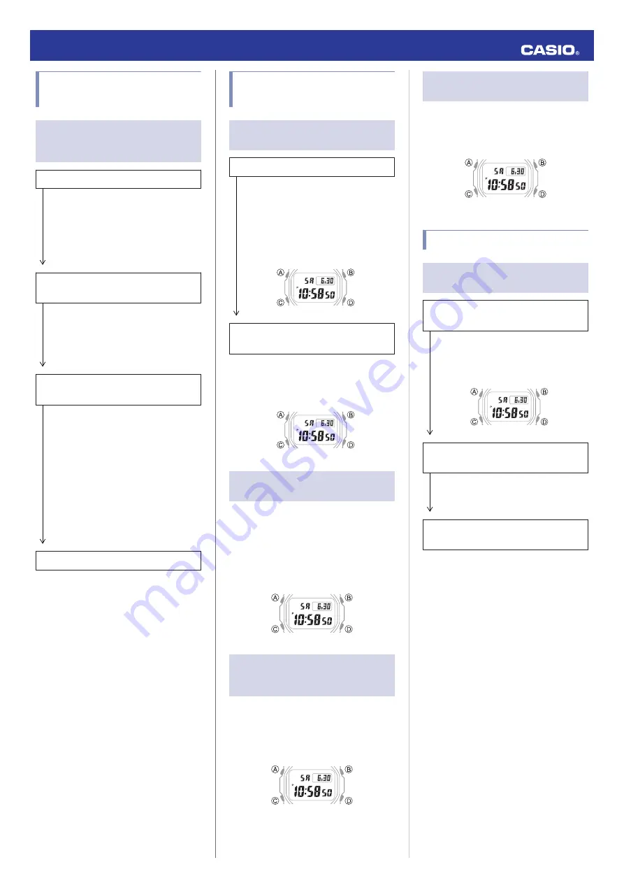 Casio 3461 User'S Operation Manual Download Page 21