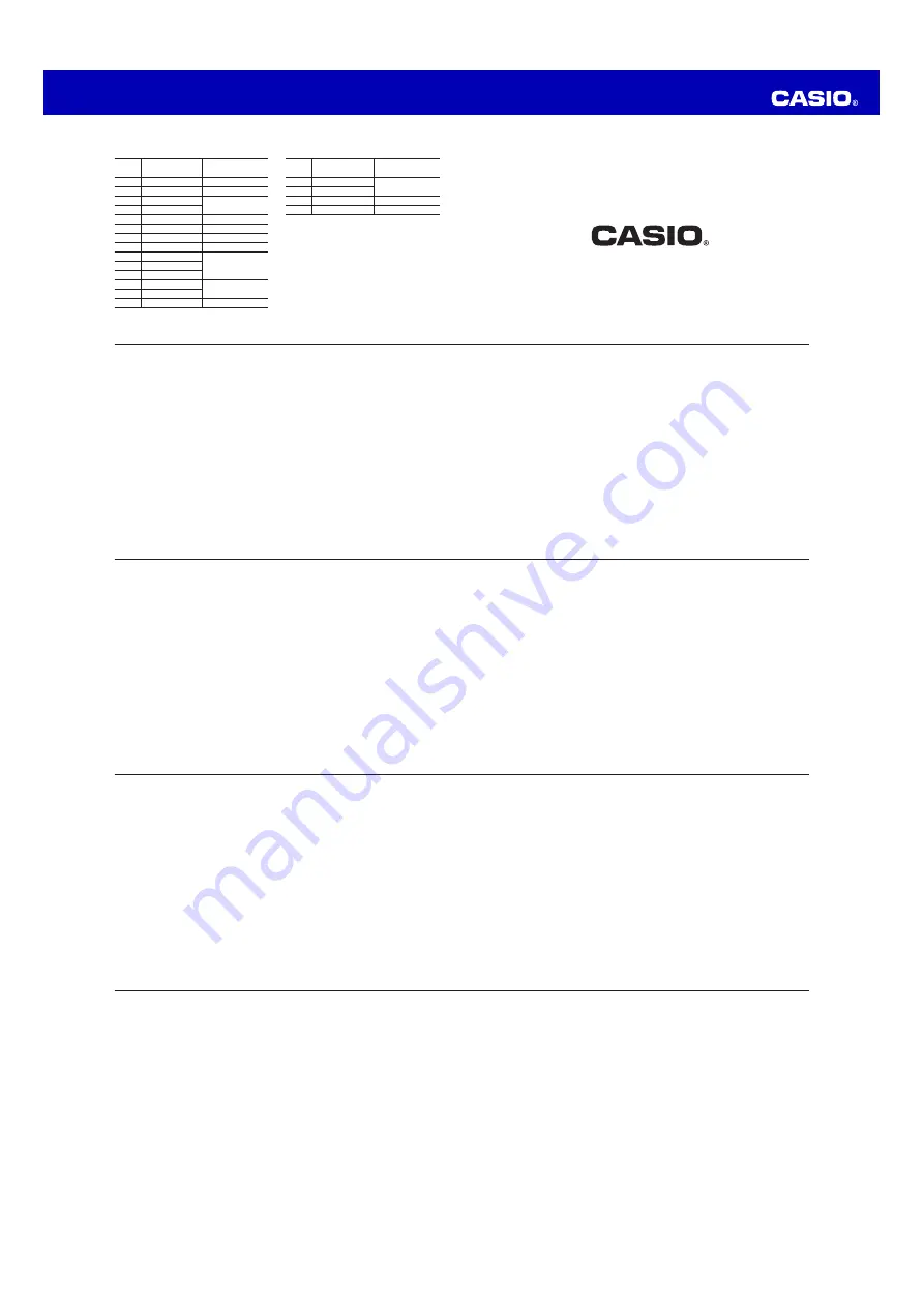 Casio 3465 Operation Manual Download Page 6