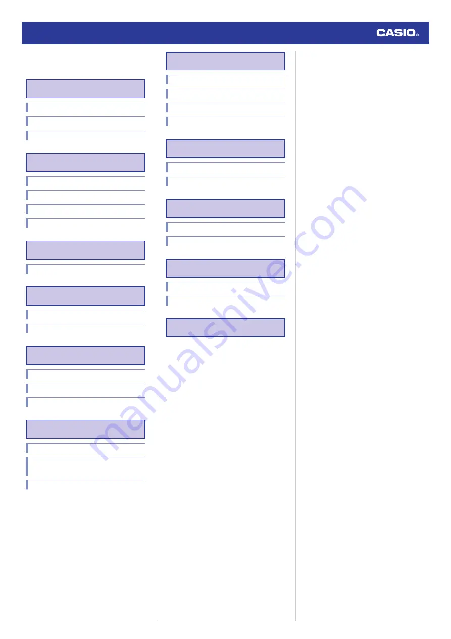 Casio 3522 Operation Manual Download Page 1