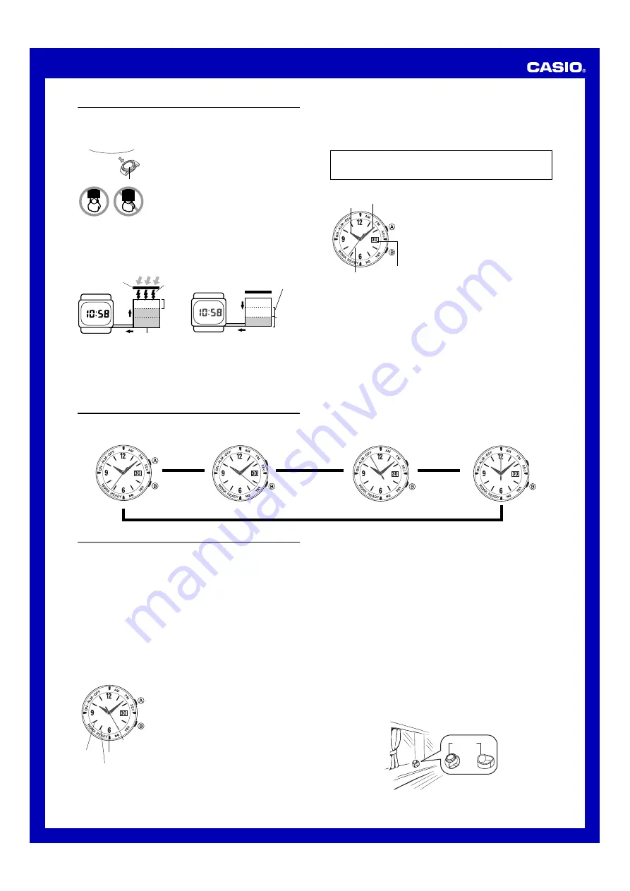 Casio 3722 Operation Manual Download Page 1