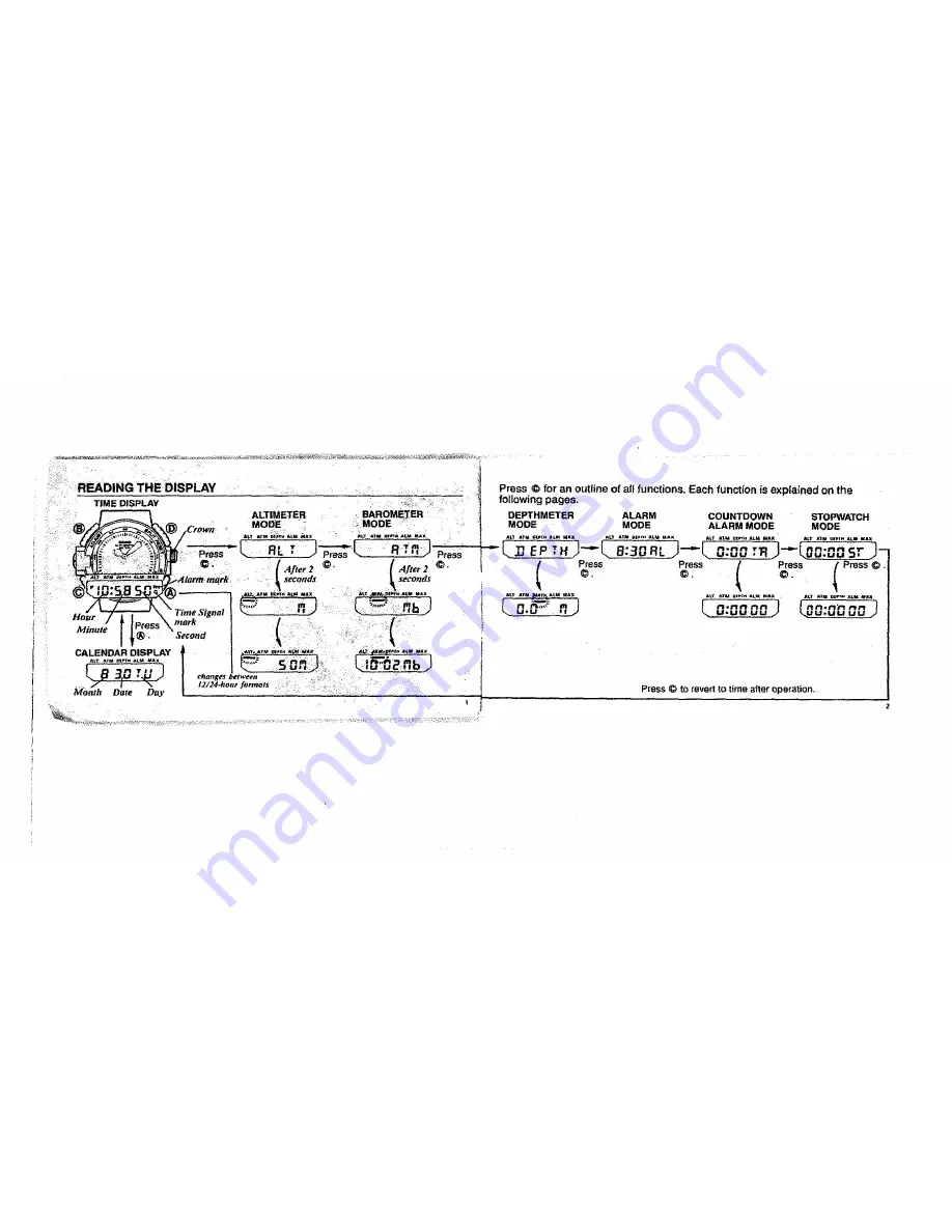 Casio 376 User Manual Download Page 2