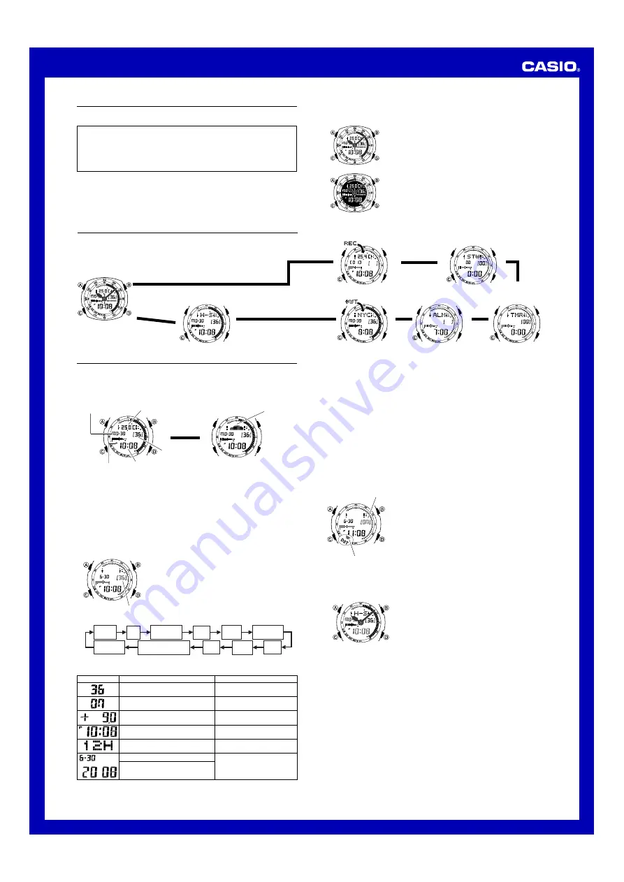 Casio 4392 Operation Manual Download Page 1