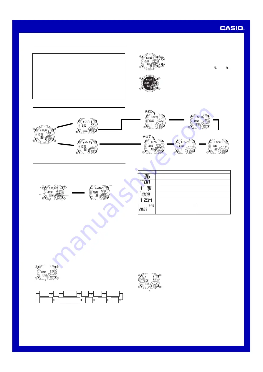 Casio 4734 Operation Manual Download Page 1