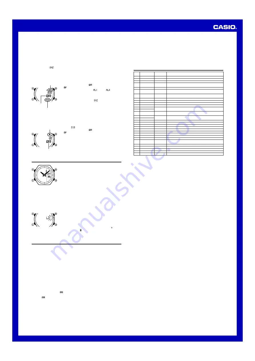 Casio 4736 Operation Manual Download Page 3