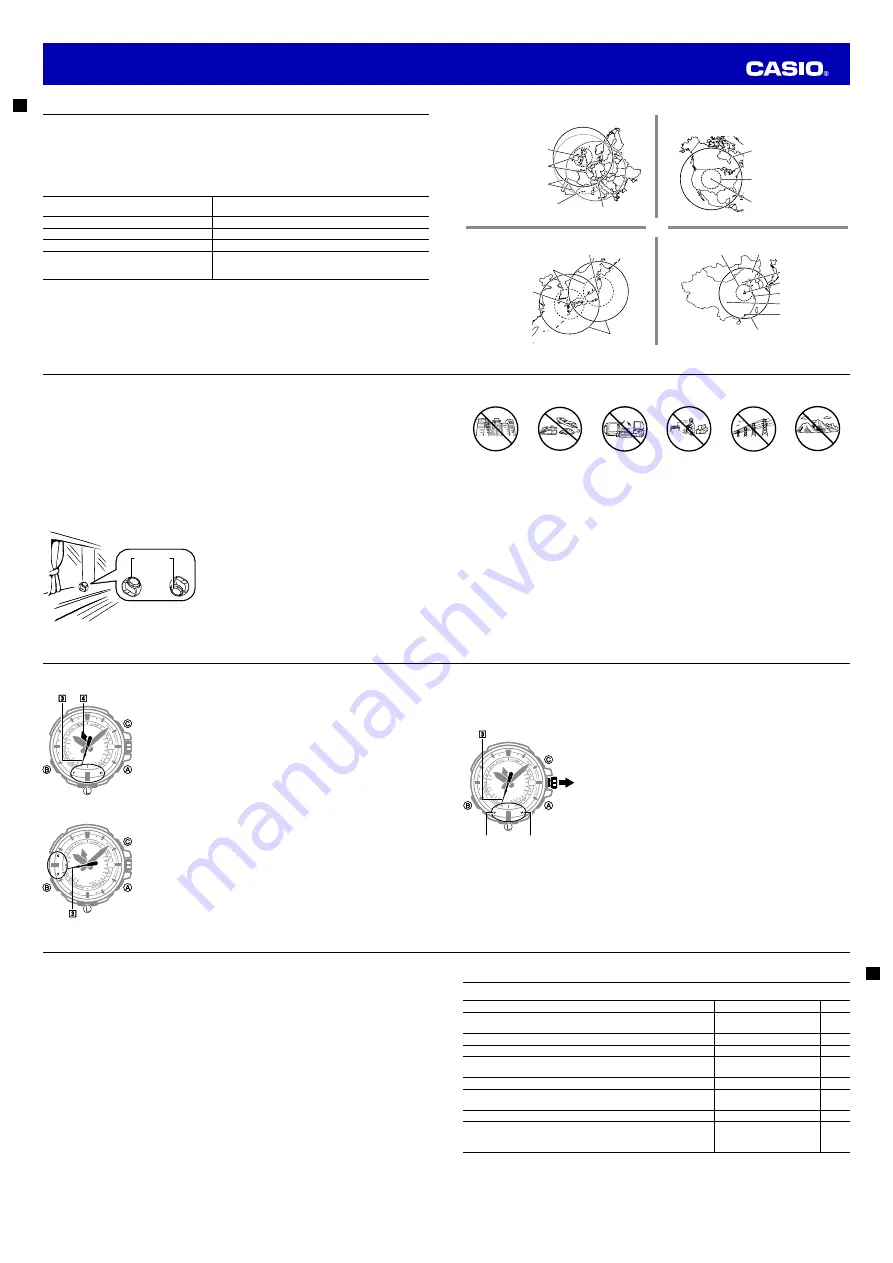 Casio 5242 Operation Manual Download Page 3