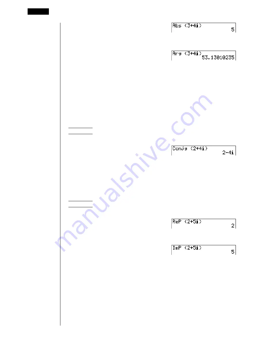 Casio CFX-9850G PLUS User'S Manual & Technical Reference Download Page 98