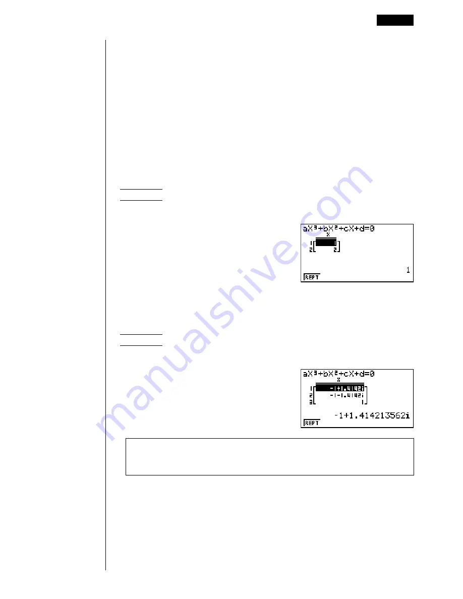 Casio CFX-9850G PLUS User'S Manual & Technical Reference Download Page 133