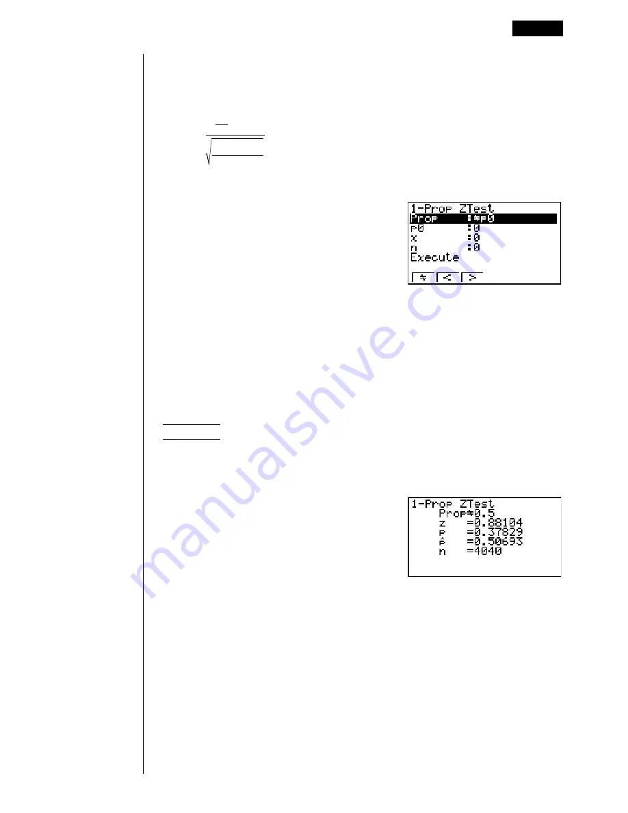 Casio CFX-9850G PLUS User'S Manual & Technical Reference Download Page 309