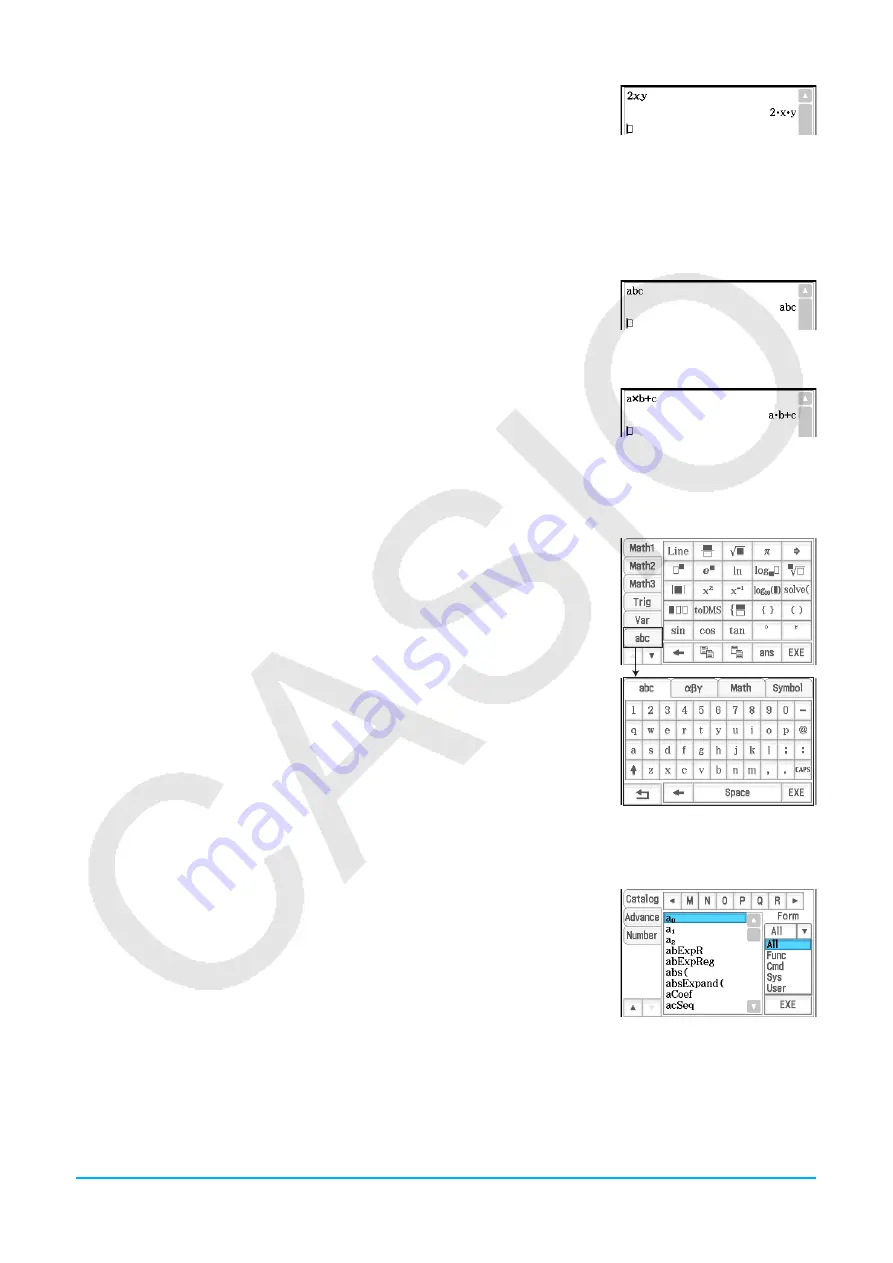 Casio CLASSPAD II User Manual Download Page 24