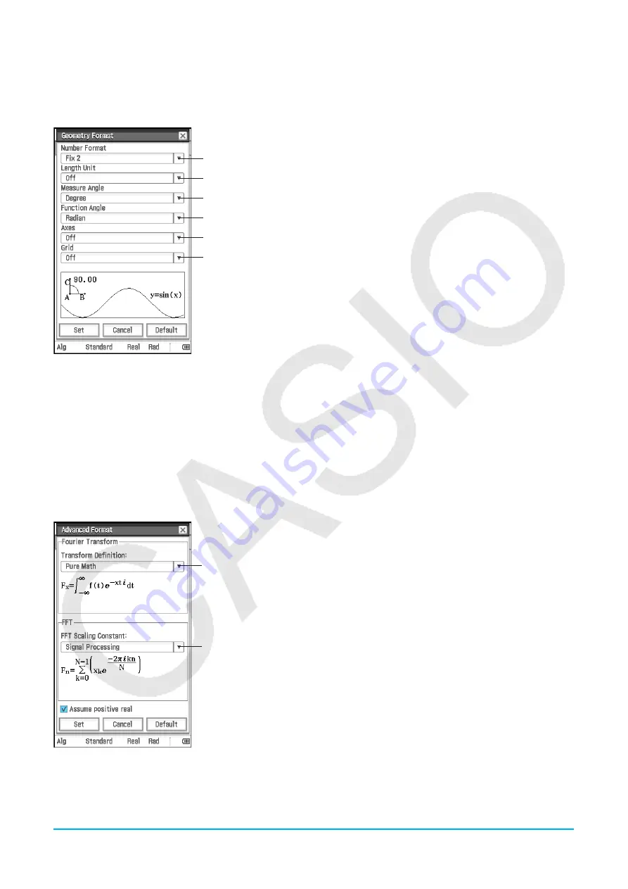 Casio CLASSPAD II User Manual Download Page 38