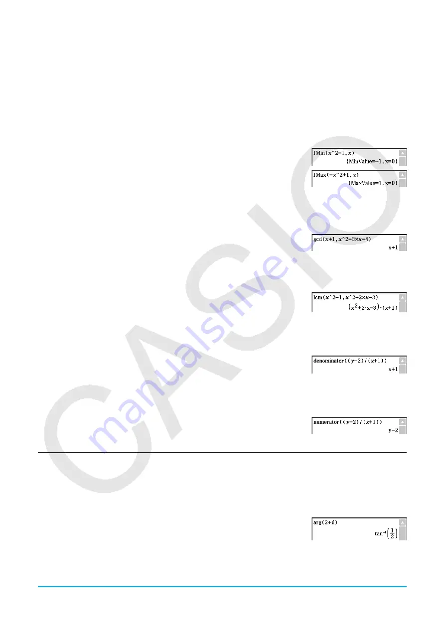 Casio CLASSPAD II User Manual Download Page 67