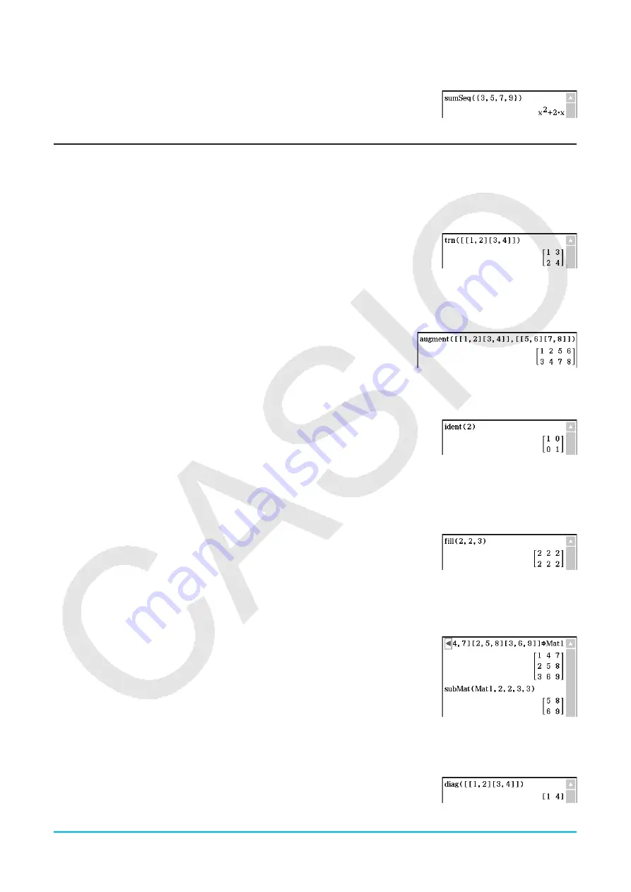 Casio CLASSPAD II User Manual Download Page 73