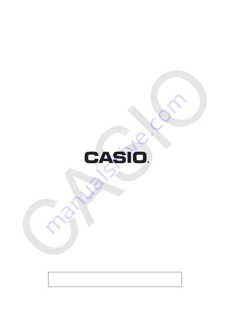 Casio CLASSPAD II Скачать руководство пользователя страница 275