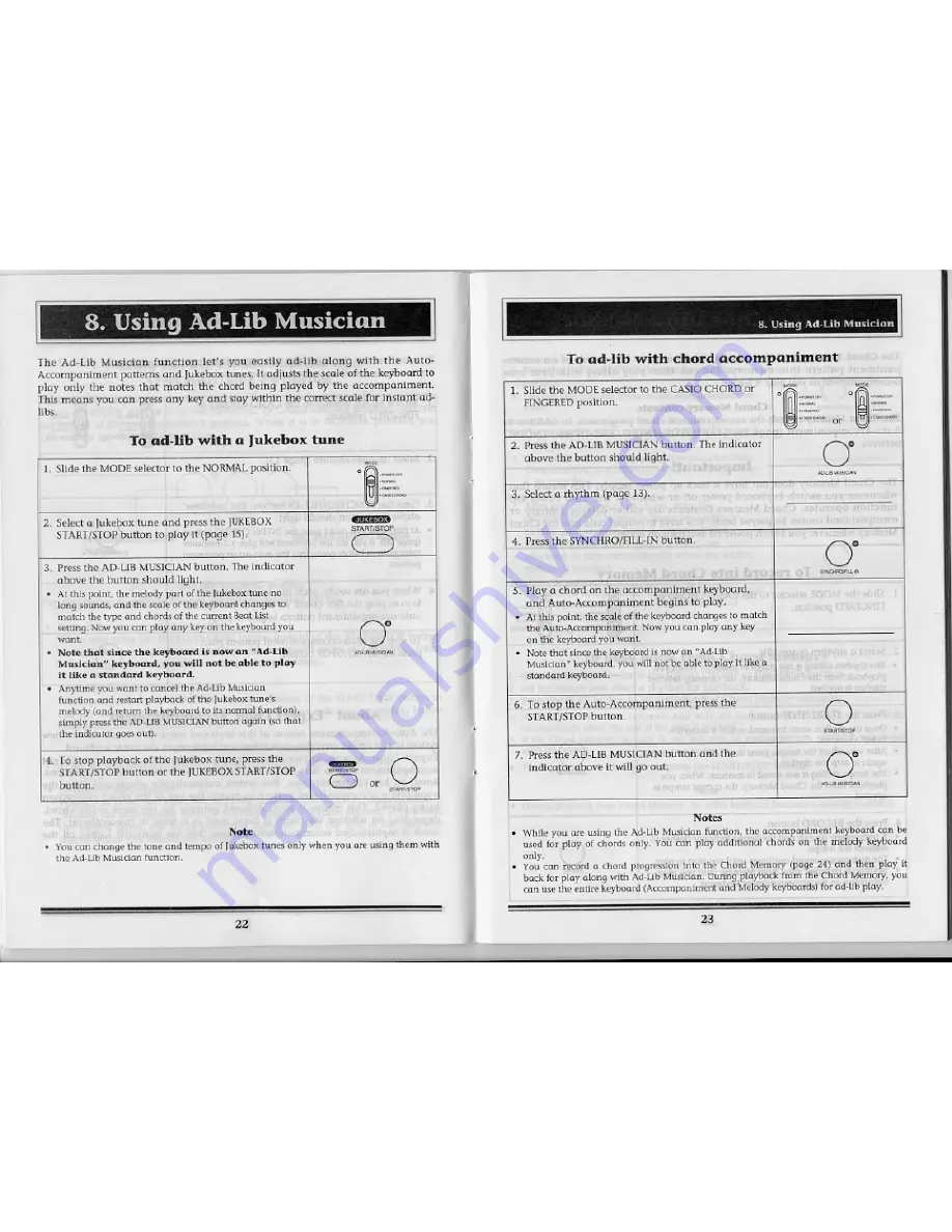 Casio CTK-500 User Manual Download Page 12