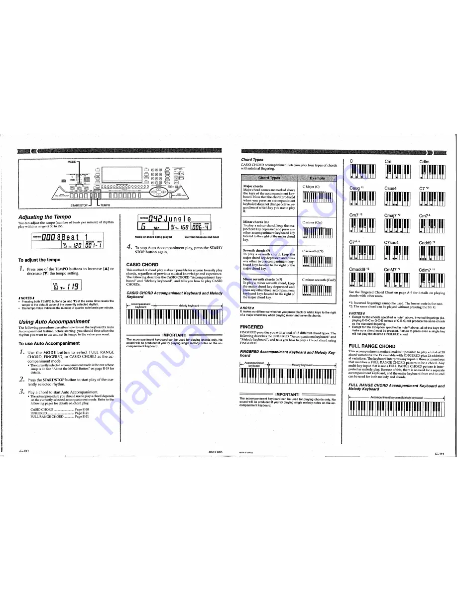 Casio CTK-711EX Скачать руководство пользователя страница 12