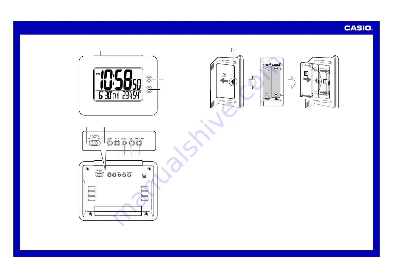 Casio DQ-982N Operation Manual Download Page 1