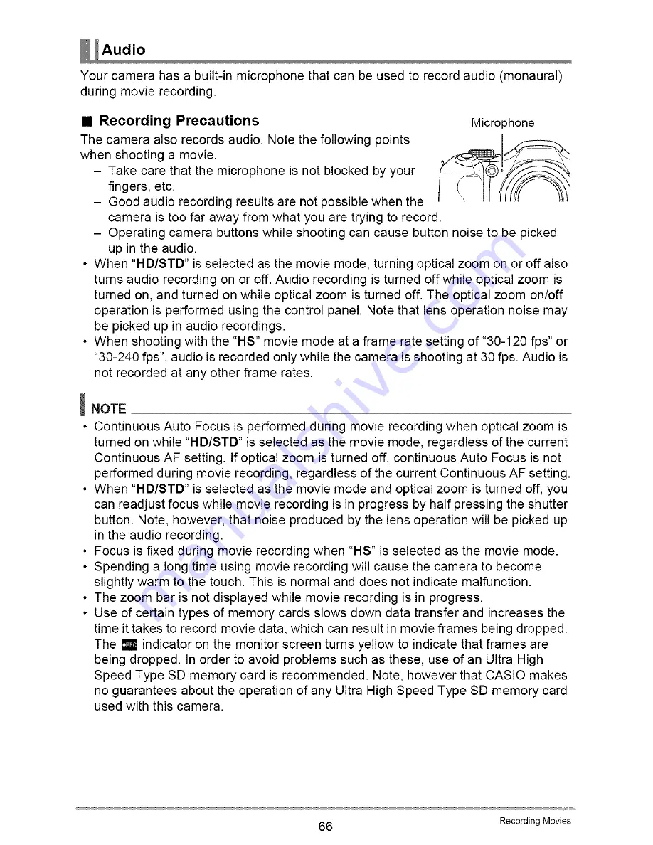 Casio EExilim X-FH25 User Manual Download Page 66