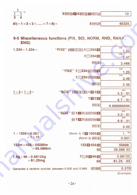 Casio FX-180PA Manual Download Page 25